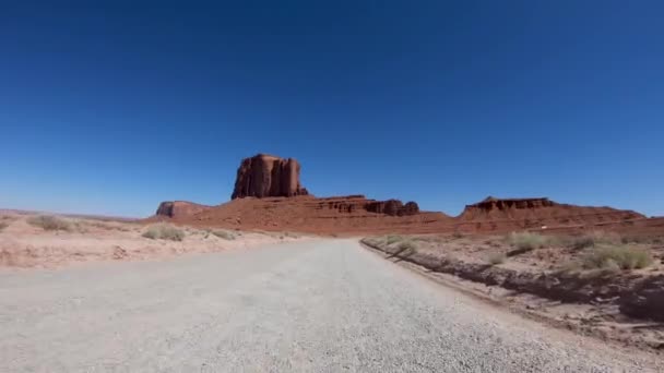 Luchtbeelden Van Monument Valley National Park Verenigde Staten — Stockvideo