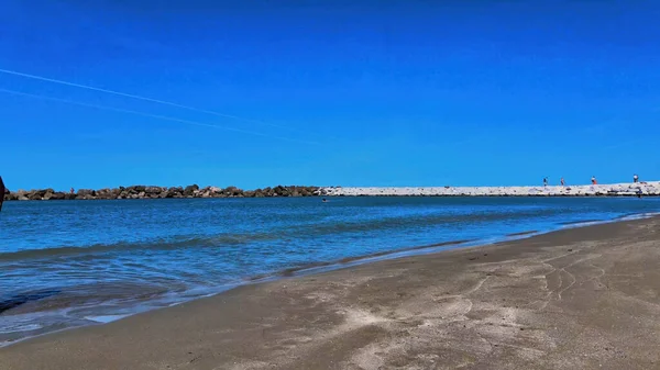 Fantastisk Utsikt Över Marina Pisa Kust Toscana Italienska Kusten Från — Stockfoto