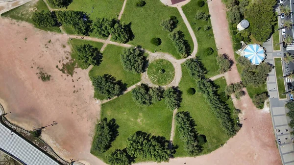 Úžasný Výhled Pobřeží Livorna Toskánsko Leghorn Dronu — Stock fotografie