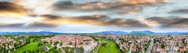 Amazing Aerial View Lucca Famous Town Tuscany Italy — Stock Photo, Image