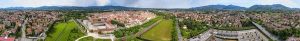 Fantastisk Antenn Utsikt Över Lucca Känd Stad Toscana Italien — Stockfoto