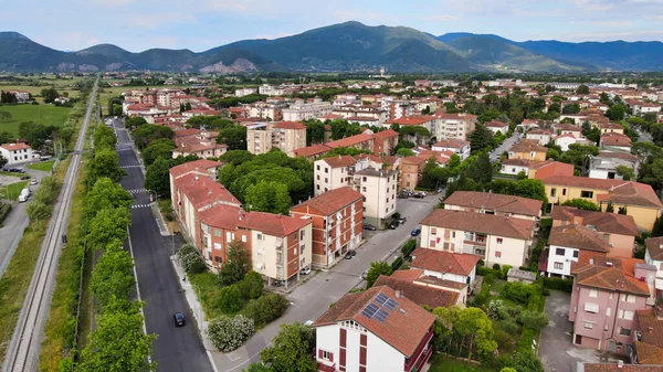 Increíble Vista Aérea Pisa Famosa Ciudad Toscana Italia —  Fotos de Stock