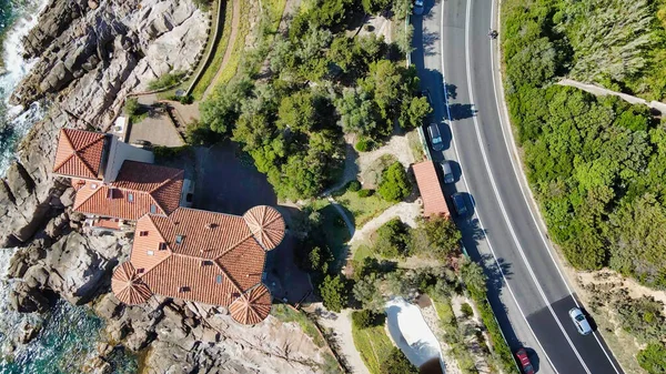 Prachtig Uitzicht Vanuit Lucht Kust Van Livorno Toscane Leghorn Van — Stockfoto