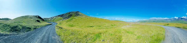 Cratera Incrível Islândia Vista Panorâmica Temporada Verão — Fotografia de Stock