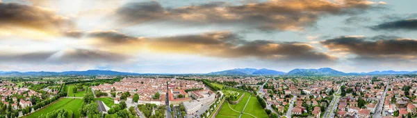 Amazing Aerial View Lucca Famous Town Tuscany Italy — Stock Photo, Image
