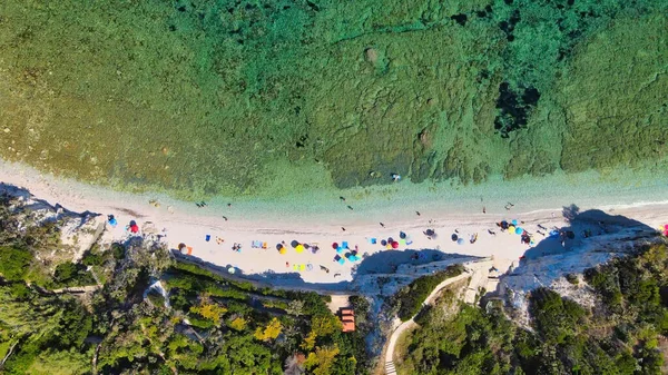 Elba Adası Talya Portoferraio Yakınlarındaki Padulella Sahili Nin Inanılmaz Hava — Stok fotoğraf