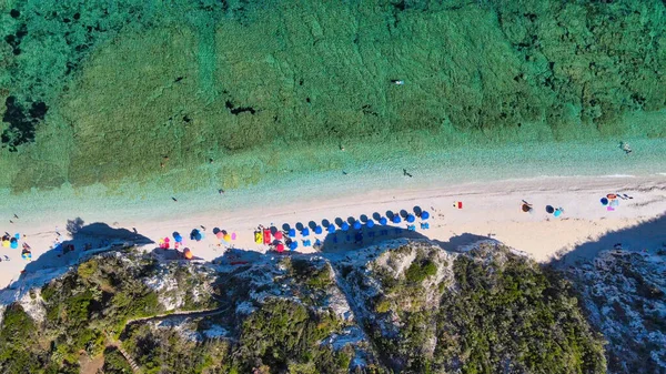 Isla Elba Italia Increíble Vista Aérea Playa Padulella Cerca Portoferraio — Foto de Stock