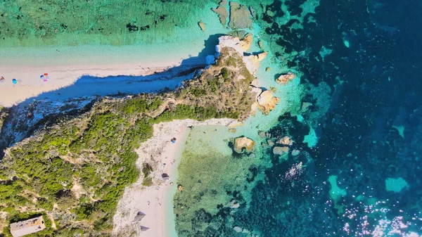 Isla Elba Italia Increíble Vista Aérea Playa Padulella Cerca Portoferraio — Foto de Stock
