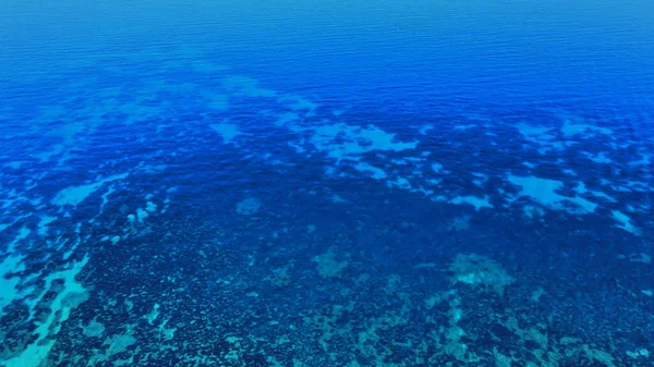 イタリアのエルバ島 Portoferraio近くのPadulella Beachの素晴らしい空中ビュー — ストック写真