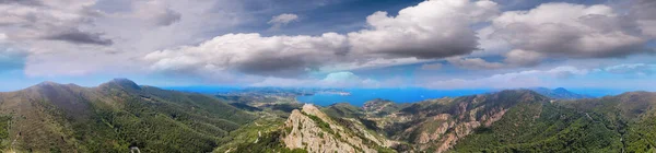 Elba Island Italy Amazing Aerial View Drone Mountains Landscape — Stock Photo, Image