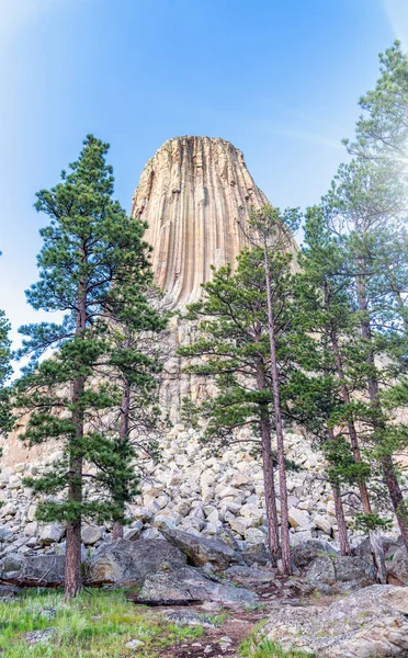 Torre Los Demonios Paisaje Natural Wyoming Estados Unidos — Foto de Stock