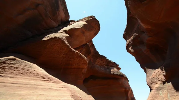 Moviéndose Dentro Del Increíble Antelope Canyon Estados Unidos — Foto de Stock