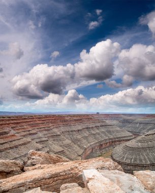 Goosenecks Eyalet Parkı, Utah, ABD.
