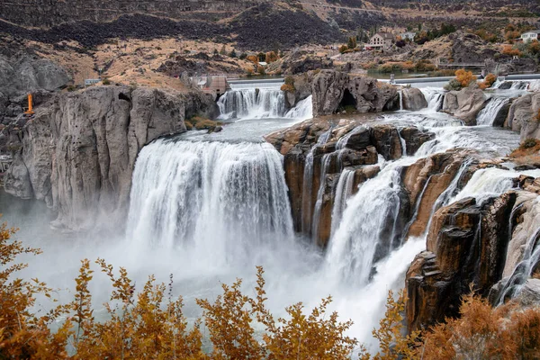 Potenti Cascate Shoshone Falls Idaho — Foto Stock