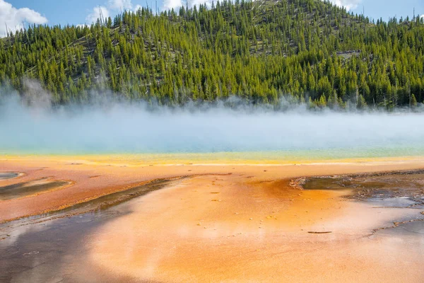 Grand Prismatic Spring Parc National Yellowstone — Photo