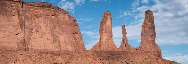 Las Tres Hermanas Formaciones Rocosas Monument Valley — Foto de Stock