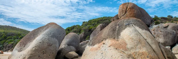 Squeaky Beach Rocks Victoria State Australia — Stock Photo, Image