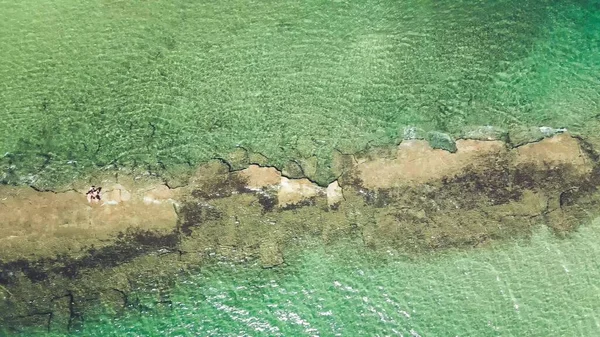 Increíble Vista Aérea Costa Toscana Temporada Verano Italia — Foto de Stock