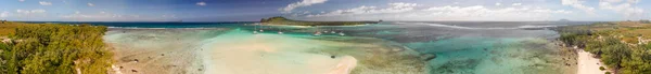 Mauritius Island Flygfoto Över Vackert Landskap Från Drönare — Stockfoto