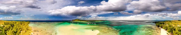 Остров Маврикий Вид Воздуха Красивый Пейзаж Беспилотника — стоковое фото
