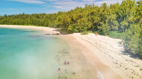 Mauritius Adası Nsansız Hava Aracından Güzel Manzaranın Havadan Görüntüsü — Stok fotoğraf