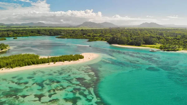 Mauritius Island Aerial View Beautiful Landscape Drone — Stock Photo, Image