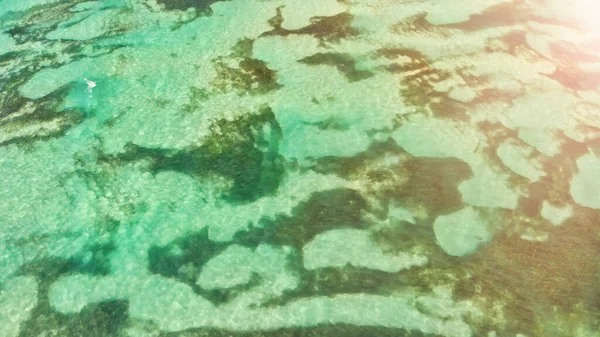 Ostrov Mauricius Letecký Pohled Krásnou Krajinu Dronu — Stock fotografie