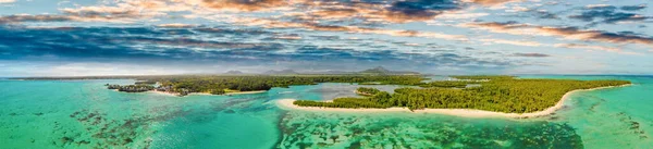 Mauritius Luftaufnahme Der Schönen Landschaft Aus Der Drohne — Stockfoto