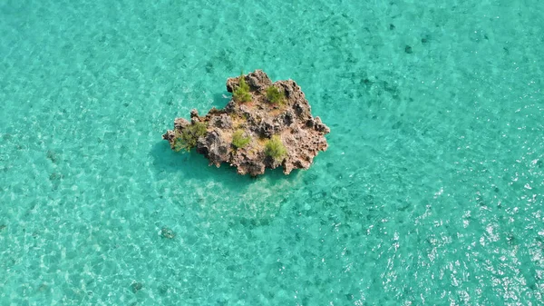 Crystal Rock Aerial View Mauritius Island — Stock Photo, Image