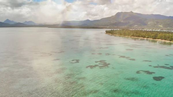 Mauritius Adası Nın Güzel Hava Manzarası — Stok fotoğraf