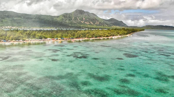 Mauritius Adası Nın Güzel Hava Manzarası — Stok fotoğraf