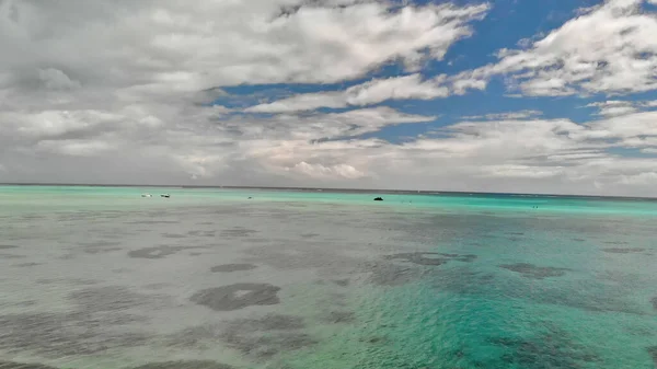 Αεροφωτογραφία Από Drone Benitiers Island Μαυρίκιος — Φωτογραφία Αρχείου