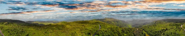 Lindas Colinas Ilha Maurícia Vista Aérea — Fotografia de Stock