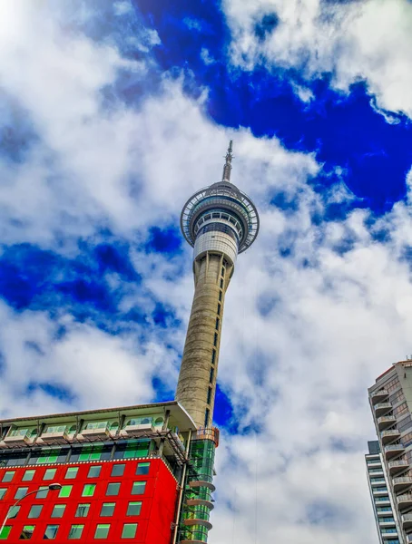 Skytower Famous Auckland Landmark New Zealand — Stock Photo, Image