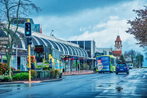 罗托鲁阿 新Zealand 2018年9月2日 罗托鲁阿博物馆是一个著名的城市地标 — 图库照片