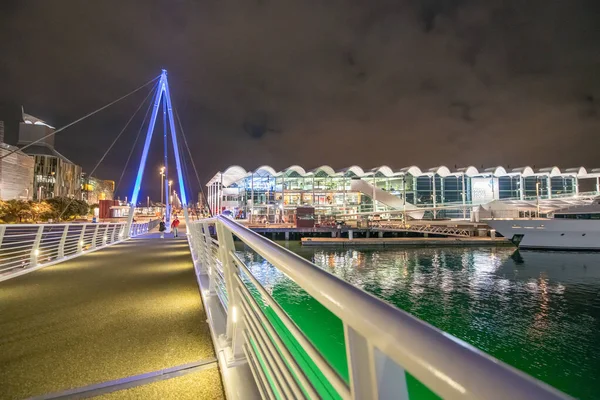 Auckland Nowa Zealandia Sierpnia 2018 Miejska Promenada Wzdłuż Oceanu Port — Zdjęcie stockowe