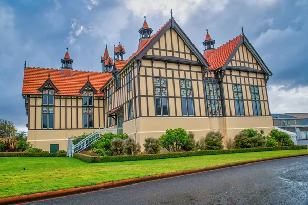 Rotorua Musem Whare Taonga Veya Arawa Hükümet Bahçeleri Nde Bulunan — Stok fotoğraf