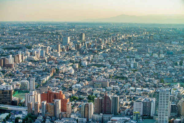 Tokyo Japan Maj 2016 Flygfoto Över Moderna Skyskrapor Shinjuku Solig — Stockfoto