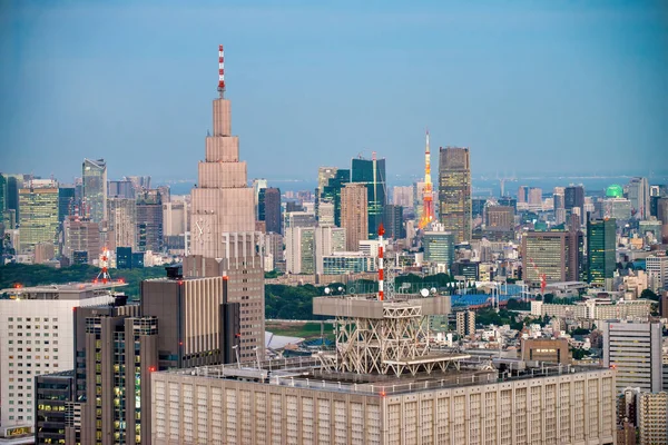 Tokyo Japon Mai 2016 Vue Aérienne Des Gratte Ciel Modernes — Photo