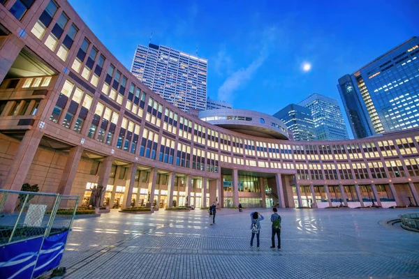 Rascacielos Modernos Shinjuku Una Hermosa Noche Japón — Foto de Stock