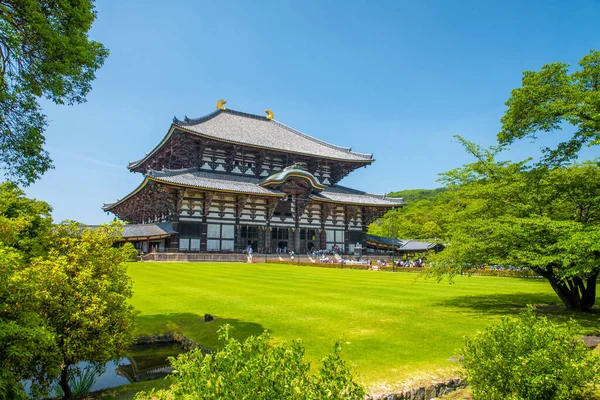 Nara Japan May 2016 Храм Тодайджі Нарі Головною Туристичною Пам — стокове фото