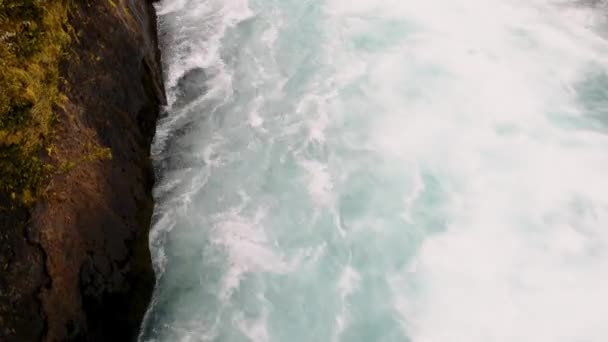 Niesamowite wodospady Huka Falls, Nowa Zelandia Północna Wyspa — Wideo stockowe