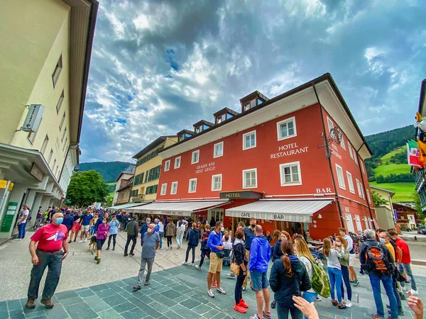 San Candido Italy Αυγουστου 2020 Δρόμοι Του Innichen Κατά Θερινή — Φωτογραφία Αρχείου