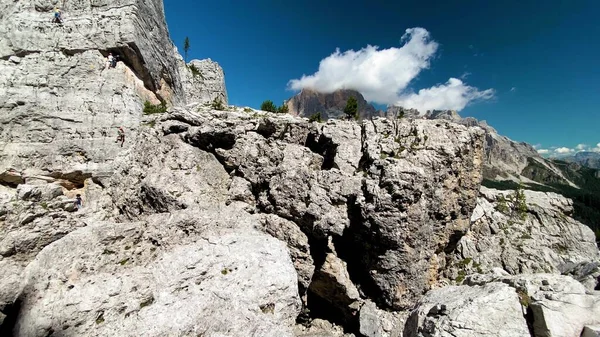 Cinque Torri 意大利阿尔卑斯山 五座塔顶山 — 图库照片