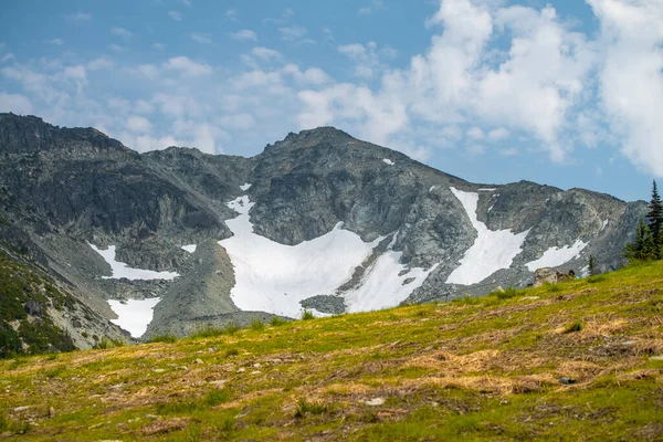 Incredibile Ghiacciaio Whistler Mountain Canada — Foto Stock