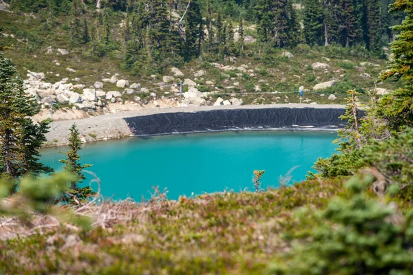 Vacker Sjö Från Whistler Mountain Sommarsäsongen Kanada — Stockfoto