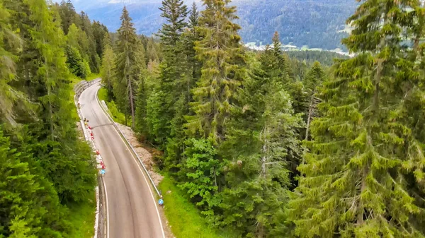 Weg Door Het Dolomietgebergte Italië — Stockfoto