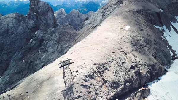 Incredibile Vista Aerea Delle Alpi Italiane Dalla Marmolada — Foto Stock