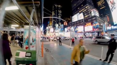 New York sokaklarındaki trafiğin görüntüleri.