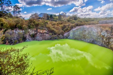 Waiotapu Yeni Zelanda Jeotermal Harikalar Diyarı.